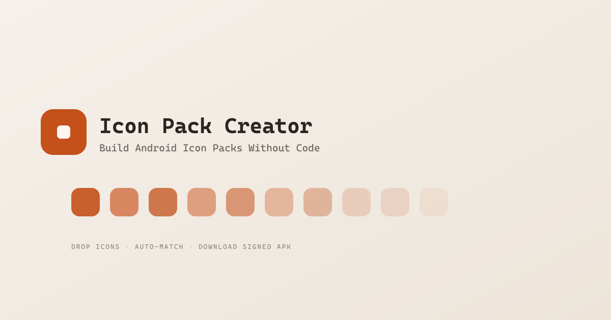 Icon Pack Creator — Build Android Icon Packs Without Code or Design Skills